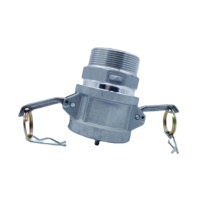 En Stock Acoplamiento de manguera de fuego rápido Aluminio Tipo a B C D E F DC DP Tubería Camlock Accesorios
