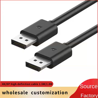 Câble DP haute définition 4K Xput, 5 m de long, cordon de connexion vidéo pour téléviseur 4K, ordinateur de bureau, carte graphique