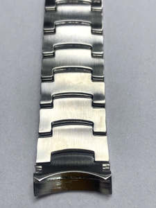 <span class=keywords><strong>Correa</strong></span> de <span class=keywords><strong>Reloj</strong></span> de Acero Inoxidable de 20x21 mm con Logotipo Personalizado, con 216 Piedras PP, Cierre de Doble Presión, Resistente al Desgaste, para Plata - Product Image 5