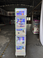 Toda Cartoon Coin Operated Small Doll Crane Game Gift Plush Toy Machine Catch Doll Mini