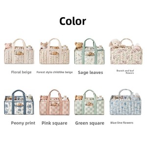 Organizer per Pannolini da Comodino, Cesto Portaoggetti per Salviette, Regalo per Baby Shower, Organizer per Auto, Organizer per Cameretta - Product Image 2