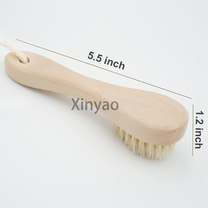 Set di Spazzole per il Corpo con Logo Personalizzato, Setole Naturali Esfolianti per Doccia e Bagno, Spazzola Ovale in Legno per la Cura della Bellezza - Product Image 6