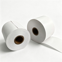 Étiquettes adhésives thermosensibles sans support pour congélateur, autocollants thermiques directs sans papier de support pour viande réfrigérée et fruits de mer