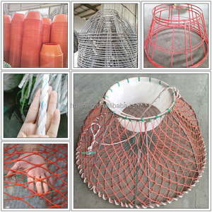 Piège à poissons de haute <span class=keywords><strong>mer</strong></span> du marché chilien os commercial pliable cage à crabe royal - Product Image 6