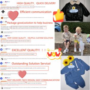 Ensemble de pulls ras du cou personnalisés 220g survêtements d'équipe tenues filles kpop imprimé enfants survêtements 2 pièces - Product Image 6