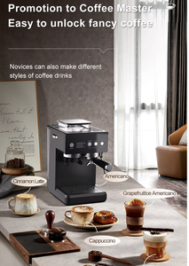 Machine à <span class=keywords><strong>expresso</strong></span> intelligente 2026 pour la maison, pression 20 bars, avec fonction de broyage fin à 30 vitesses, haute efficacité et économie d'énergie - Product Image 2