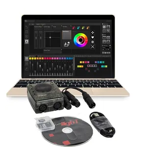 Stage Lighting Software 1536 CH DMX512 Controle DJ Disco luz Dmx controlador