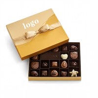 Boîte cadeau personnalisable en chocolat aux fraises, imperméable, avec gaufrage, pelliculage mat et fermeture magnétique pour emballage alimentaire professionnel