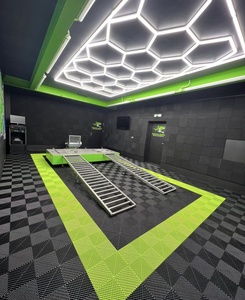 Arlott luce LED impermeabile auto dettagli officina a nido d'ape luci esagonali per autolavaggio Garage - Product Image 3