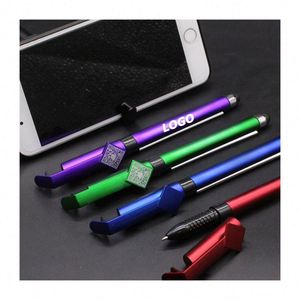 Stylos publicitaires personnalisables : message rétractable, pointe stylet et impression de logo - Parfaits pour les promotions - Product Image 1