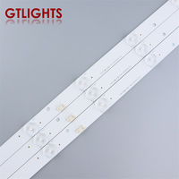 Perle de lampe de bonne qualité pour 32e350 3x8 32-3x8 Skyworth 32e360e 32e3500 aluminium pour 8 Leds Led bande de rétroéclairage TV