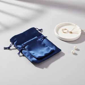 Bolsa de Terciopelo Personalizada de Alta Calidad con Cordón, Embalaje de Regalo para Joyería, Bolsa de Seda o Terciopelo para Cualquier Tamaño - Product Image 4