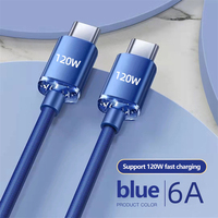Câble de données PD Universal Flash Charge Dual Type-c Câble de charge pour Huawei Xiaomi Vivo Oppo iPhone Type-C Câble USB