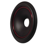 103-224 Corne papier bassin conique tambour presse à papier bassin noir épaissi haut-parleur pièces de rechange amplificateur haut-parleur accessoires OEM