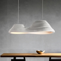 Lustre nordique créatif Wabi-Sabi, lampes suspendues LED, luminaires suspendus pour restaurant, bar, café, salle à manger, décoration de la maison