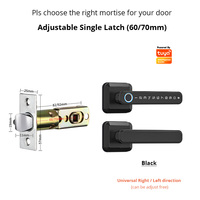 Comercial Tuya TTlock App Control remoto Palanca inteligente Manija Bloqueo Tarjeta de huellas dactilares Código Clave Control DE ACCESO Cerradura inteligente