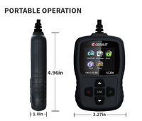 Escáner de Diagnóstico OBD2 para Automóviles CGSULIT SC204 de Alta Calidad, Herramienta de Escaneo de Código PIN para Llaves de Automóviles
