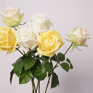 <span class=keywords><strong>Venta</strong></span> caliente Real Touch Artificial Single Rose Colorful Rose Stem Alta calidad Día de San Valentín Fábrica al por mayor Rosas - Product Image 4