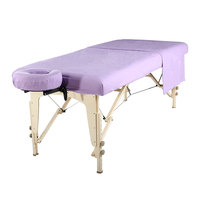 Housse de table en flanelle ajustée MT pour table de massage et lit de spa