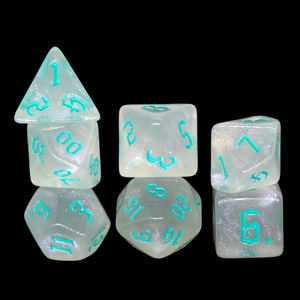 Ensemble de dés en acrylique polyédriques personnalisés en gros pour enfants et adultes pour les jeux de rôle DND Donjons et Dragons - Product Image 5