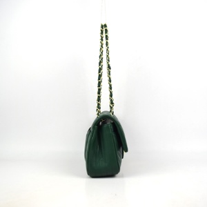 Bandoleras acolchadas con cadena de Metal para mujer, bolsos de hombro acolchados con cuello en V - Product Image 3