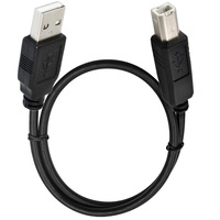 Kabel Ekstensi USB 2.0 20-Inci dengan Konduktor Tembaga Murni untuk Pengisian Daya & Transfer Data USB-A ke Adaptor AM/BM/AM