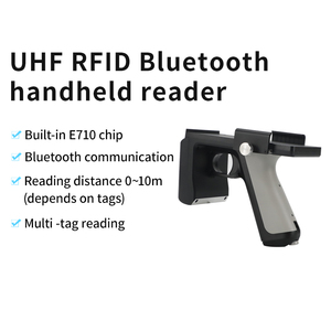 Карманный Rfid-считыватель Ip64 с задней застежкой для мобильного телефона, UHF, для инвентаризации системы Android - Product Image 2