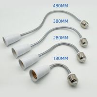 Vente en gros usine AK-TECH 250V Adaptateur d'extension flexible en bakélite Douille à vis LED E27 E27 Support de lampe coudé universel Fujian