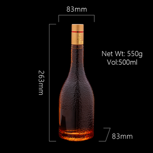 Bouteille en verre <span class=keywords><strong>de</strong></span> vin 500ml Bouteille <span class=keywords><strong>de</strong></span> Bordeaux pour Liqueur Vin mousseux Bouteille en verre <span class=keywords><strong>de</strong></span> vin rouge - Product Image 5