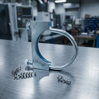 Collier de serrage pour tuyau en acier inoxydable, diamètre 115 mm, modèle QL107-115, OEM Baidali, pour applications minières et industrielles lourdes, Hebei