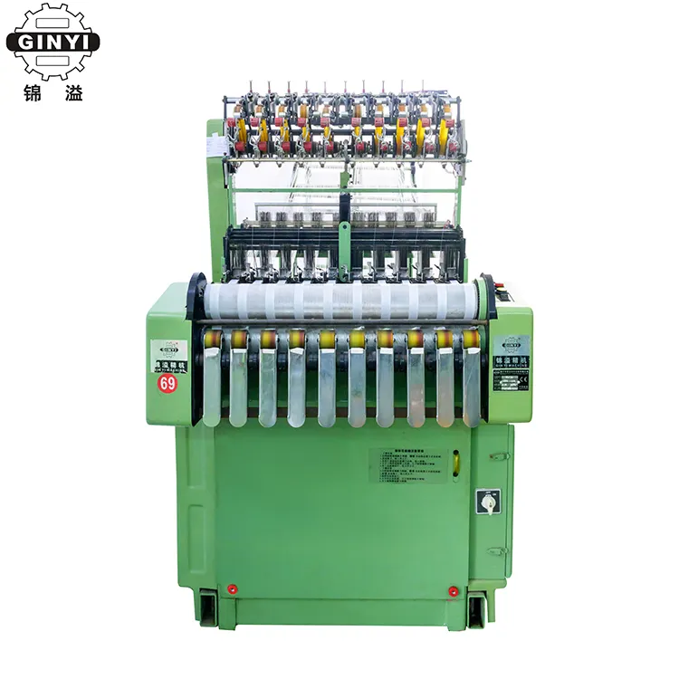 GINYI Model GNN 10/30 elastic band making machine needle loom webbing needle loom machine high speed automatic needle loom