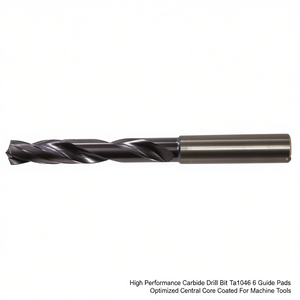Ttake High Performance Carbide <b>Drill</b> Bit Ta1046 6 <b>Guide</b> Pads Optimized Central Core Coated For Machine Tools - Product Image 2