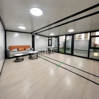 Maison conteneur pliable portable de 20 pieds à double aile, préfabriquée et modulaire, pour bureau, hébergement ou site agricole