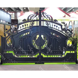 Beautiful Auto Electric Wrought Iron Gate Design Decor Front Door Security Gate