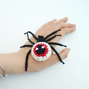 Kit de <span class=keywords><strong>crochet</strong></span> Amigurumi personnalisé pour débutants, pour la création d'œufs de toile d'araignée, de toiles d'araignée et de toile d'araignée d'Halloween, pour le tricot, le <span class=keywords><strong>crochet</strong></span> et la couture, pour l'art et l'artisanat DIY - Product Image 2