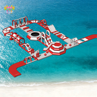 Parc aquatique gonflable en PVC durable, personnalisé, pour usage commercial, grand centre de jeux aquatiques extérieur pour enfants et adultes, idéal pour l'été