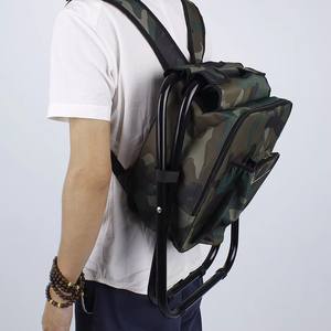 Silla plegable para exteriores, resistente, cómoda, económica, taburete para pesca, mochila portátil, asiento para acampar, bolsa para silla de pesca - Product Image 4