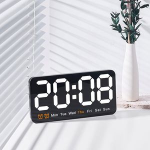 New Style Wall <b>Clock</b> <b>Simple</b> Large Screen Hanging Living Room <b>Clock</b> With Temperature Multi-Function <b>Alarm</b> <b>Clock</b> - Product Image 1