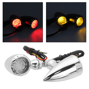 ไฟเลี้ยวรถมอเตอร์ไซค์ LED สไตล์วินเทจ ไฟกระพริบแบบเรโทร เหมาะสำหรับฮาร์เลย์ เดวิดสัน อุปกรณ์ตกแต่งรถมอเตอร์ไซค์แบบดัดแปลง - Product Image 3