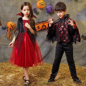 Gran oferta actuación Halloween chica <span class=keywords><strong>bruja</strong></span> fantasma novia disfraces Royal Boy Skull vampiro traje fingir juego de rol vestido <span class=keywords><strong>princesa</strong></span> - Product Image 1