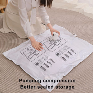 <span class=keywords><strong>Bolsas</strong></span> de Almacenamiento <span class=keywords><strong>al</strong></span> Vacío <span class=keywords><strong>para</strong></span> <span class=keywords><strong>Ropa</strong></span>, <span class=keywords><strong>Bolsas</strong></span> Grandes Blancas <span class=keywords><strong>para</strong></span> Prendas de Vestir de 135 x 70 cm con Bomba Manual, a Prueba de Humedad y Polvo <span class=keywords><strong>para</strong></span> Ahorrar Espacio - Product Image 5