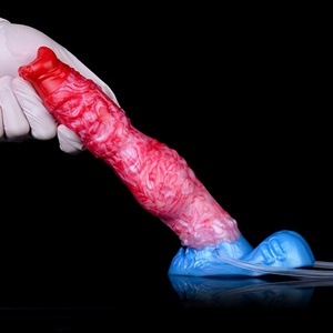 NNSX Silicone Horse <b>Dildo</b> Inflatable Squirting Realistic Penis Cock Sex Toys Game Anal Plug Adult for Women Men - Product Image 3