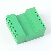 Bloc de bornes enfichables 15EDGK- 3,81 mm et support de broches 15EDGRK, connecteur de câblage automobile en cuivre pour carte PCB, vert