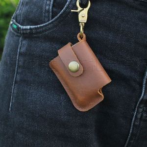 Hr Stocked Pu Leather Cover Durable Classy Pouch Anti Scratch <b>Lighter</b> Waist Case for Outdoor - Product Image 3