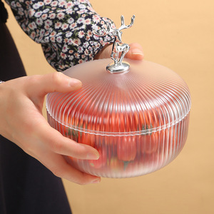 Nouvelle entrée luxe faon assiette de fruits boîte de <span class=keywords><strong>rangement</strong></span> ménage boîte de fruits secs pour le nouvel an chinois pour le salon de la fête du printemps - Product Image 3