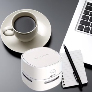 Mini <span class=keywords><strong>aspirateur</strong></span> de bureau <span class=keywords><strong>sans</strong></span> <span class=keywords><strong>fil</strong></span> portatif, dépoussiéreur robotique, aspiration 1000Pa, faible bruit 60dB, réservoir de poussière 0,1L pour la maison et le bureau - Product Image 1