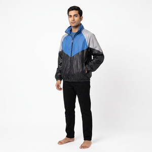 Hot Sale Men's Casual Autumn <b>Canvas</b> Windbreaker Jackets Fashionable Solid Color Coated Front Custom Hooded Streetwear Vintage - Product Image 1
