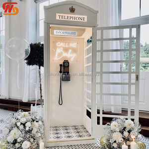 Factory Price <strong>Wedding</strong> Photo Booth Flowers <strong>Wedding</strong> Events Backdrop With Audio <strong>Guestbook</strong> White Telephone Booth <strong>for</strong> <strong>Wedding</strong> - Product Image 4