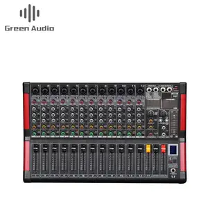 GAX-M12เครื่องขยายเสียง Echo Mixer สำหรับระบบ PA ที่มีใบรับรอง CE