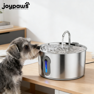 Bebedero <span class=keywords><strong>para</strong></span> Gatos con Certificación CE, 4L, Acero Inoxidable, Forma Redonda, Dispensador Automático - Product Image 1